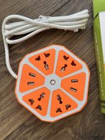 Regleta hexagonal con puerto USB