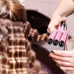 Ondulador de cabello NOVA 3 tubos - Imagen 3