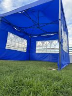Carpa 3x3 Azul con Paredes y Ventanas - Imagen 5