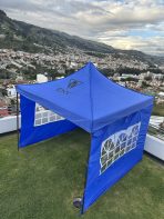 Carpa 3x3 Azul con Paredes y Ventanas - Imagen 7